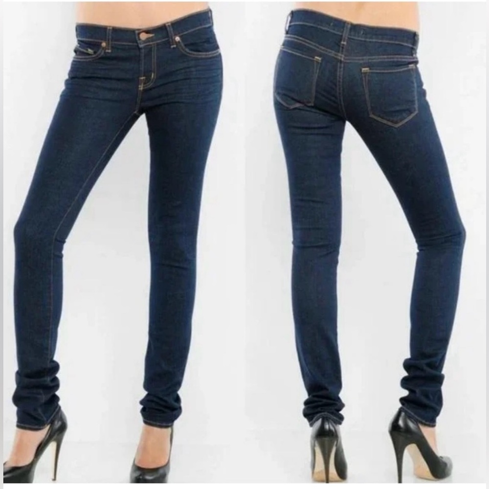 J Brand Jeans Size 25 Women’s INK Low Rise Pencil Leg Blue Jeans 💙💙